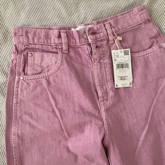 Mango high-rise tapered jeans size 4 - Picture 2 of 6